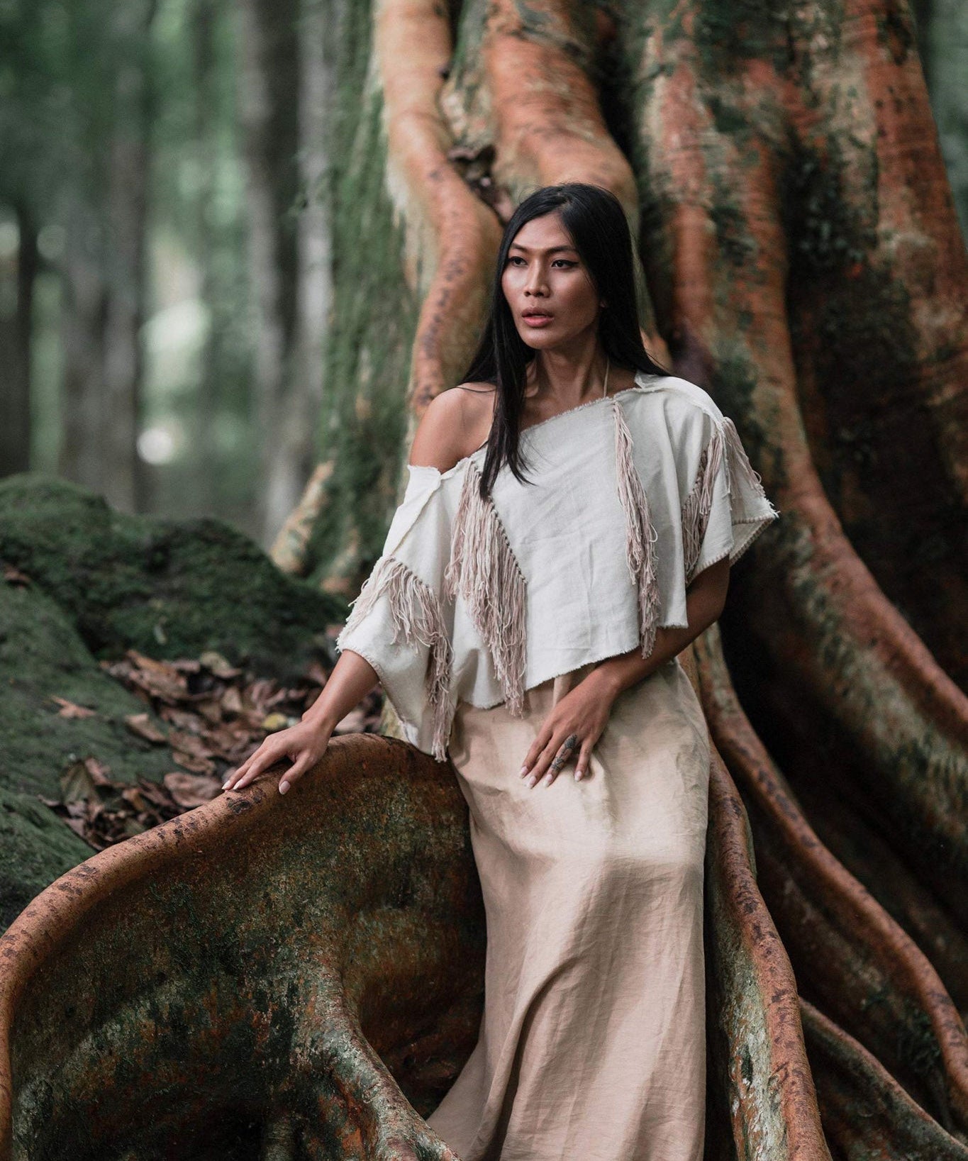 Boho Top • Bohemian Top with Tassels - AYA Sacred Wear