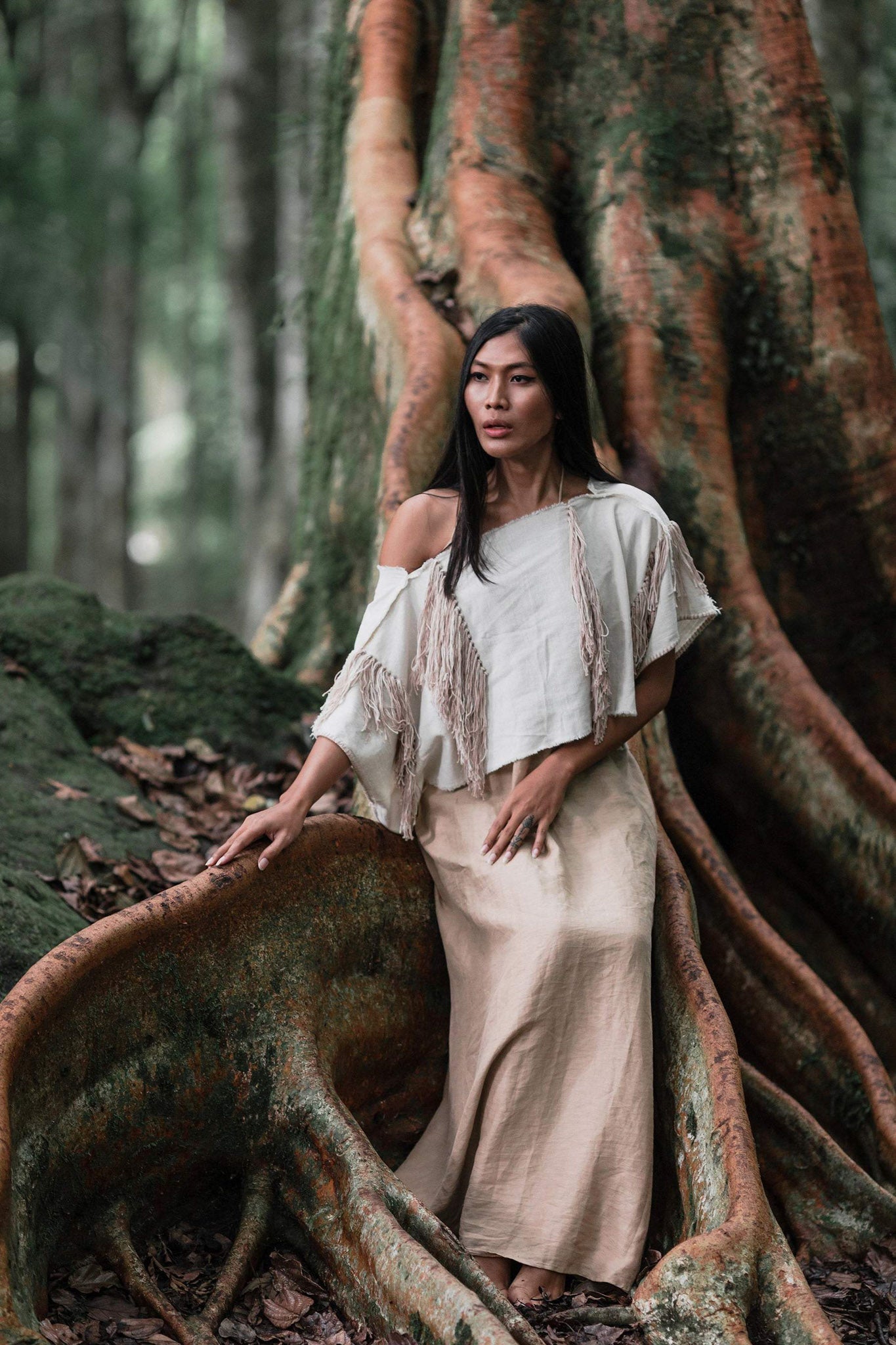 Boho Top • Bohemian Top with Tassels - AYA Sacred Wear