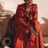 Boho Top • Bohemian Wrap • Organic Top Women • Wide Sleeve Wrap Top - AYA Sacred Wear