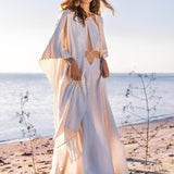 Boho Wedding Dress for Women • Open Back Sides Belly Dress - AYA Sacred Wear