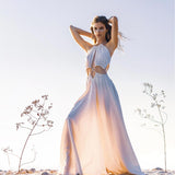 Boho Wedding Dress for Women • Open Back Sides Belly Dress - AYA Sacred Wear