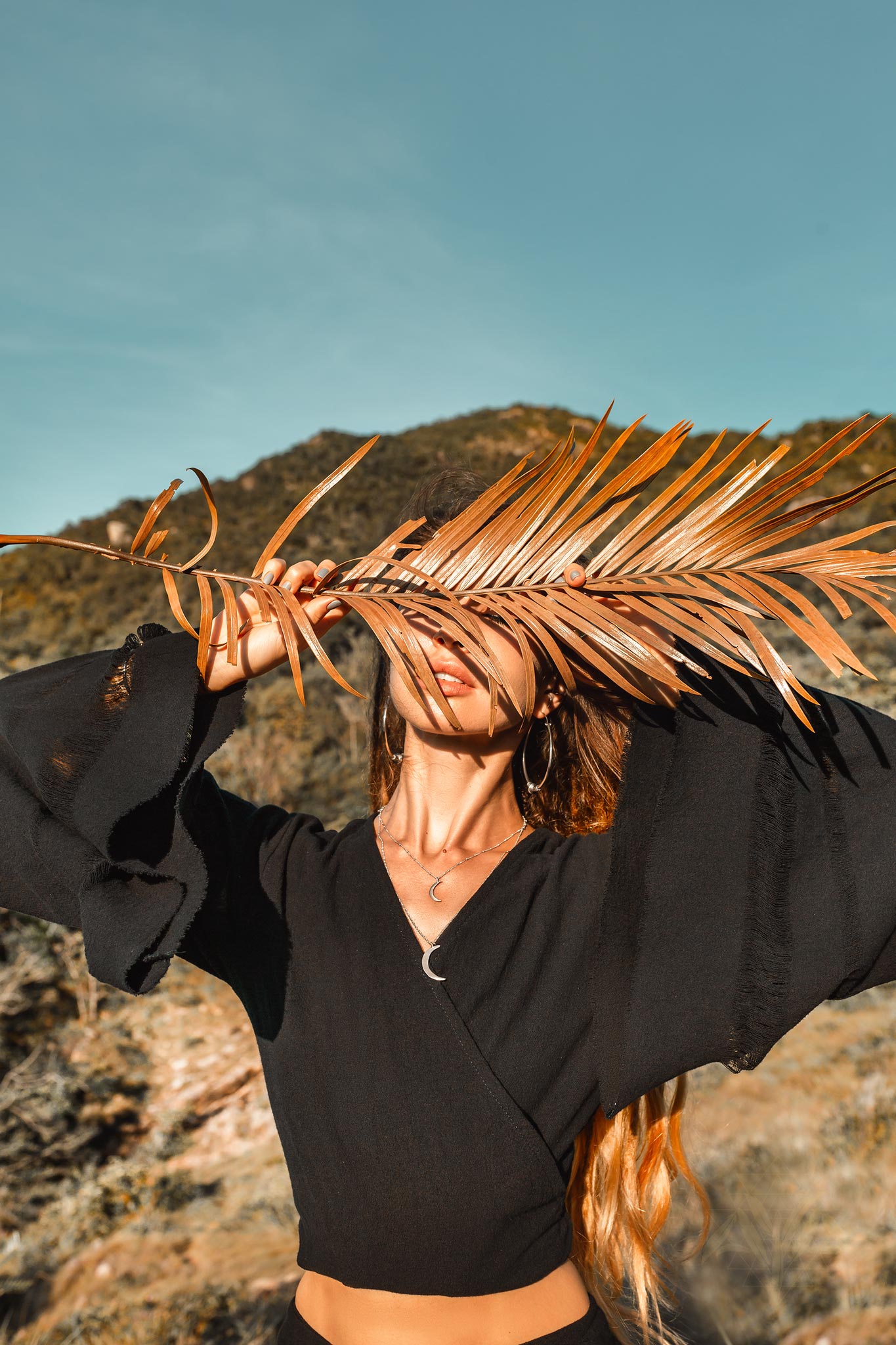 Organic Top Women, Wide Sleeve Crop Top, Organic Kimono Blouse - AYA Sacred Wear