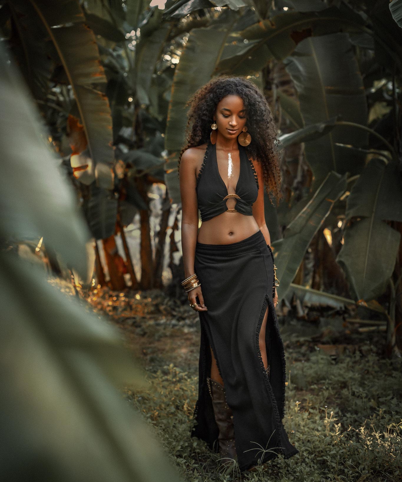 Wrap Maxi Skirt Handmade Boho Long Skirt Long Cotton Skirt by AYA Sacred Wear