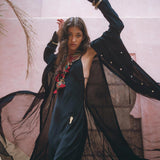 Make a Statement with Aya Sacred Wear's Black Gothic Cover Up Dress 