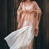 Hand Loomed Cotton Blouse, Boho Top Women, Bohemian Top - AYA Sacred Wear