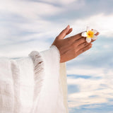 Boho Wrap Top, Wide Sleeve Crop Top, Organic Kimono Blouse - AYA Sacred Wear