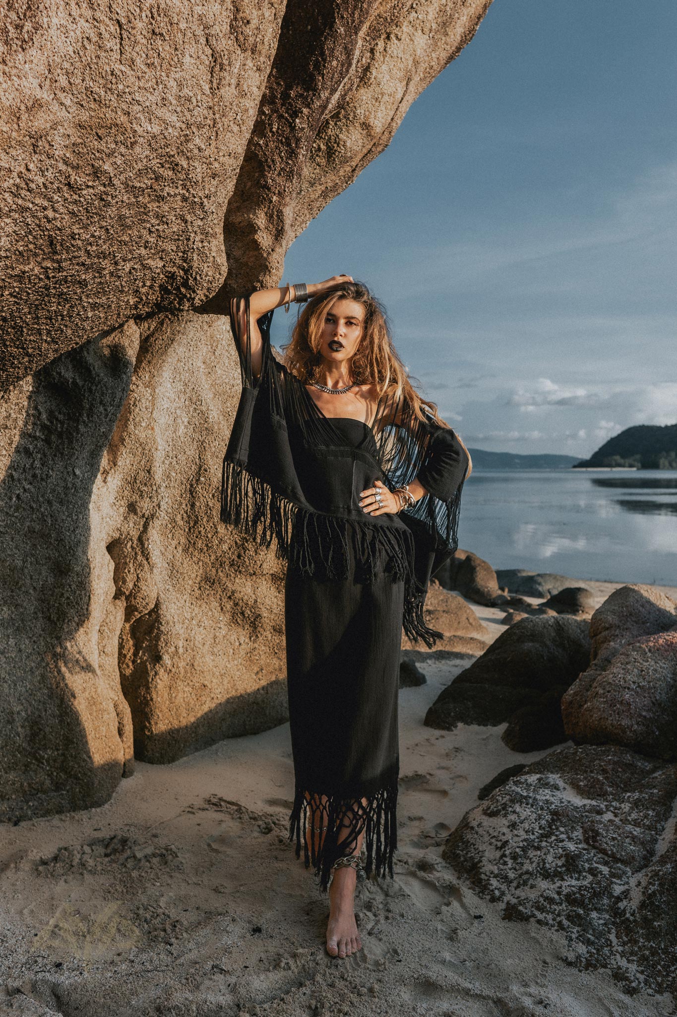 Wrap Maxi Skirt, Boho Maxi Skirt, Wrap Around Skirt - AYA Sacred Wear