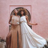 Aya Sacred Wear: Shop the Off White Hand Embroidered Dress 