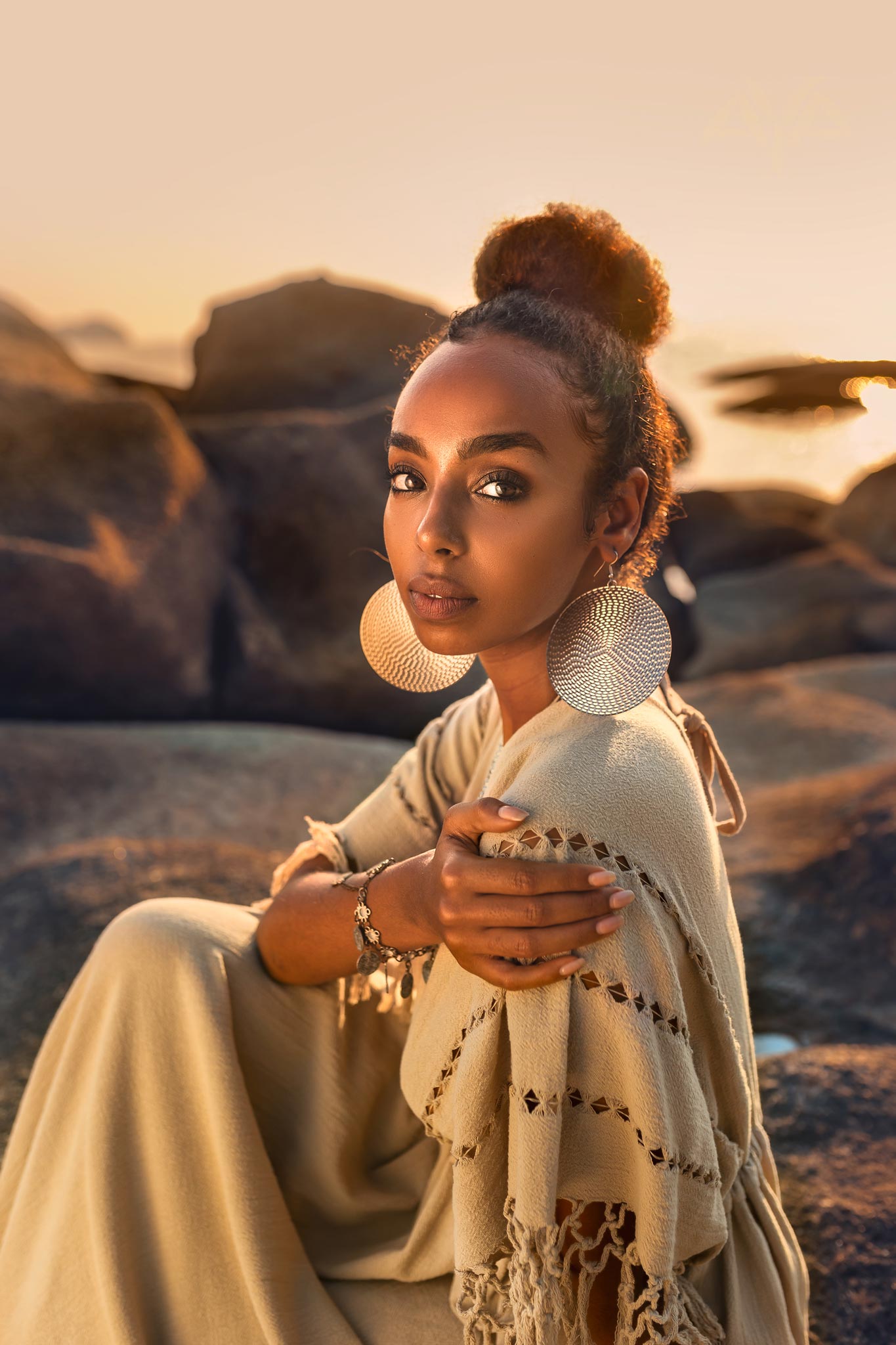 Creamy Sage Boho Dress • Plus Size Dress for Women • Kaftan Maxi Dress - AYA Sacred Wear