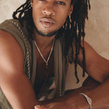 Dark Green Hand Embroidered Vest for Men - AYA Sacred Wear