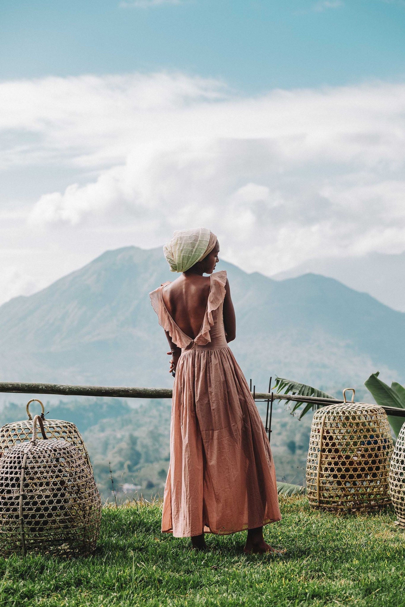Dusty Pink Boho Bridesmaid Dress - AYA Sacred Wear