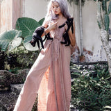 Dusty Pink Nomad Spirit Dress (Adjustable size, multiway dress) - AYA Sacred Wear