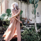 Dusty Pink Nomad Spirit Dress (Adjustable size, multiway dress) - AYA Sacred Wear