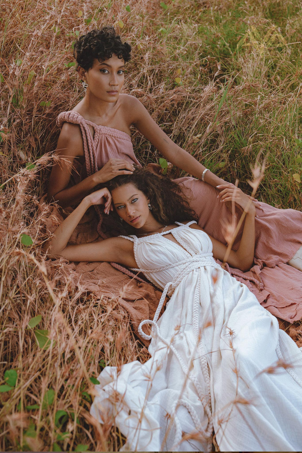 Get Ready to Shine in Aya Sacred Wear's Dusty Pink Toga Dress