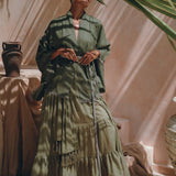 Short Linen Kimono Wrap with Belt, Bohemian Kimono Jacket For Women - AYA Sacred Wear