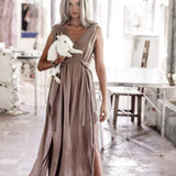 Grey Nomad Spirit Dress (Adjustable size, multiway dress) - AYA Sacred Wear