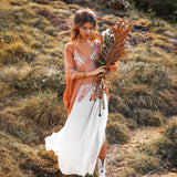 Hand Loomed Cotton Blouse • Boho Top Women • Bohemian Top - AYA Sacred Wear