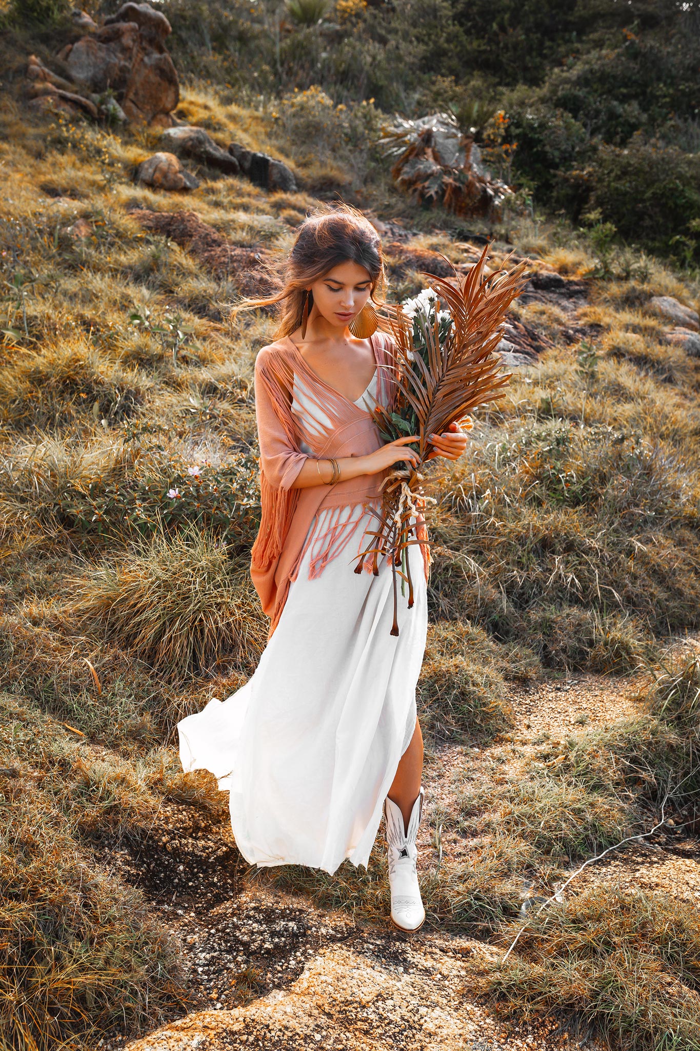 Hand Loomed Cotton Blouse • Boho Top Women • Bohemian Top - AYA Sacred Wear