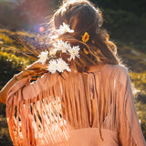 Hand Loomed Cotton Blouse • Boho Top Women • Bohemian Top - AYA Sacred Wear