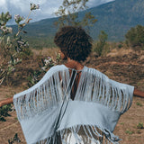 Hand Loomed Cotton Blouse • Boho Top Women • See Through Bohemian Top - AYA Sacred Wear