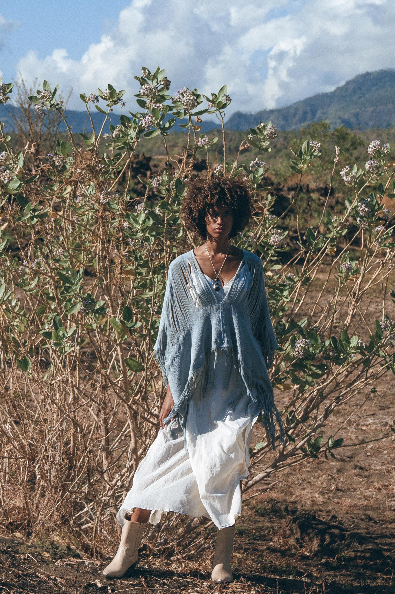 Hand Loomed Cotton Blouse • Boho Top Women • See Through Bohemian Top - AYA Sacred Wear