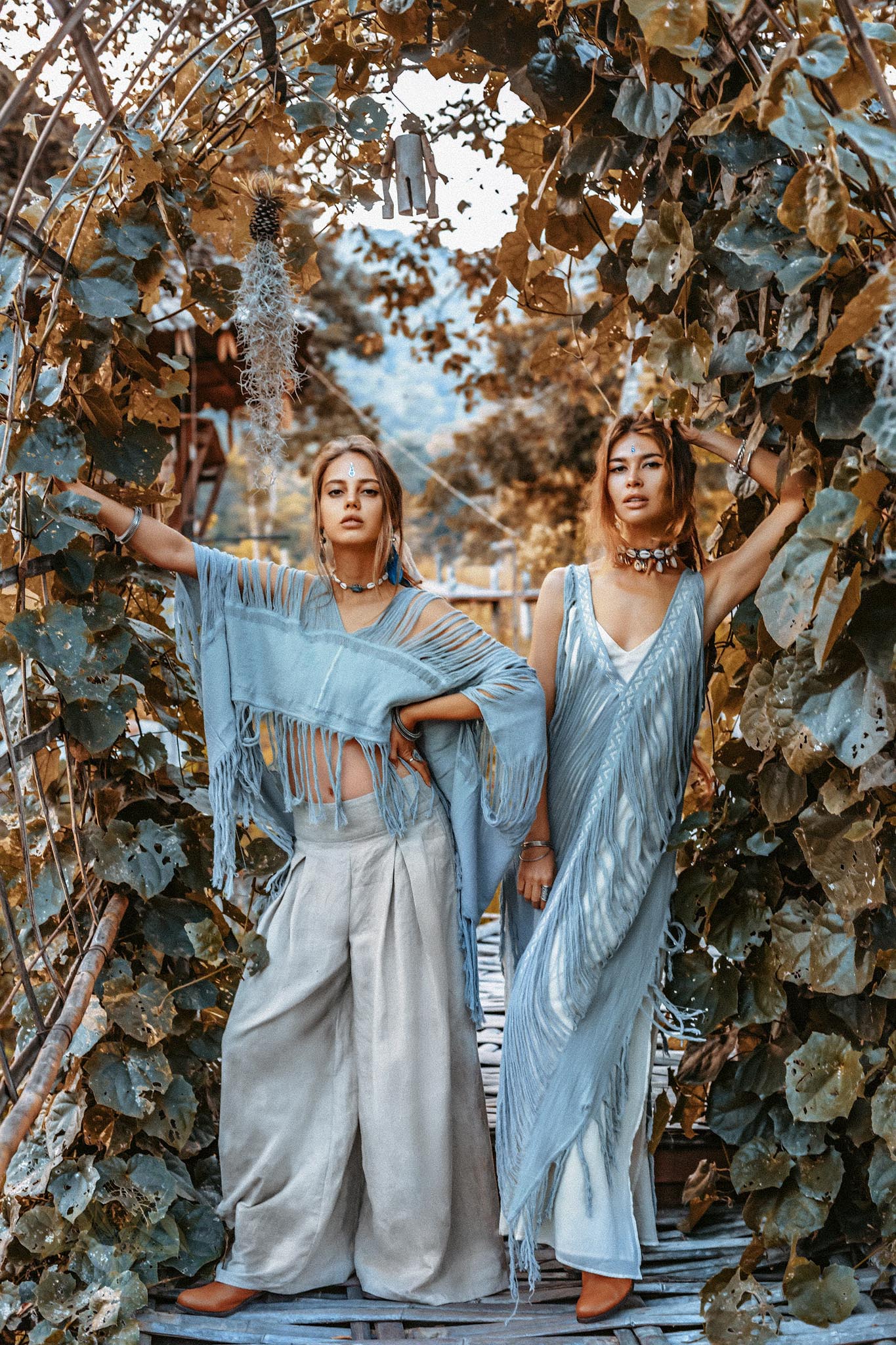 Hand Loomed Cotton Blouse • Boho Top Women • See Through Bohemian Top - AYA Sacred Wear