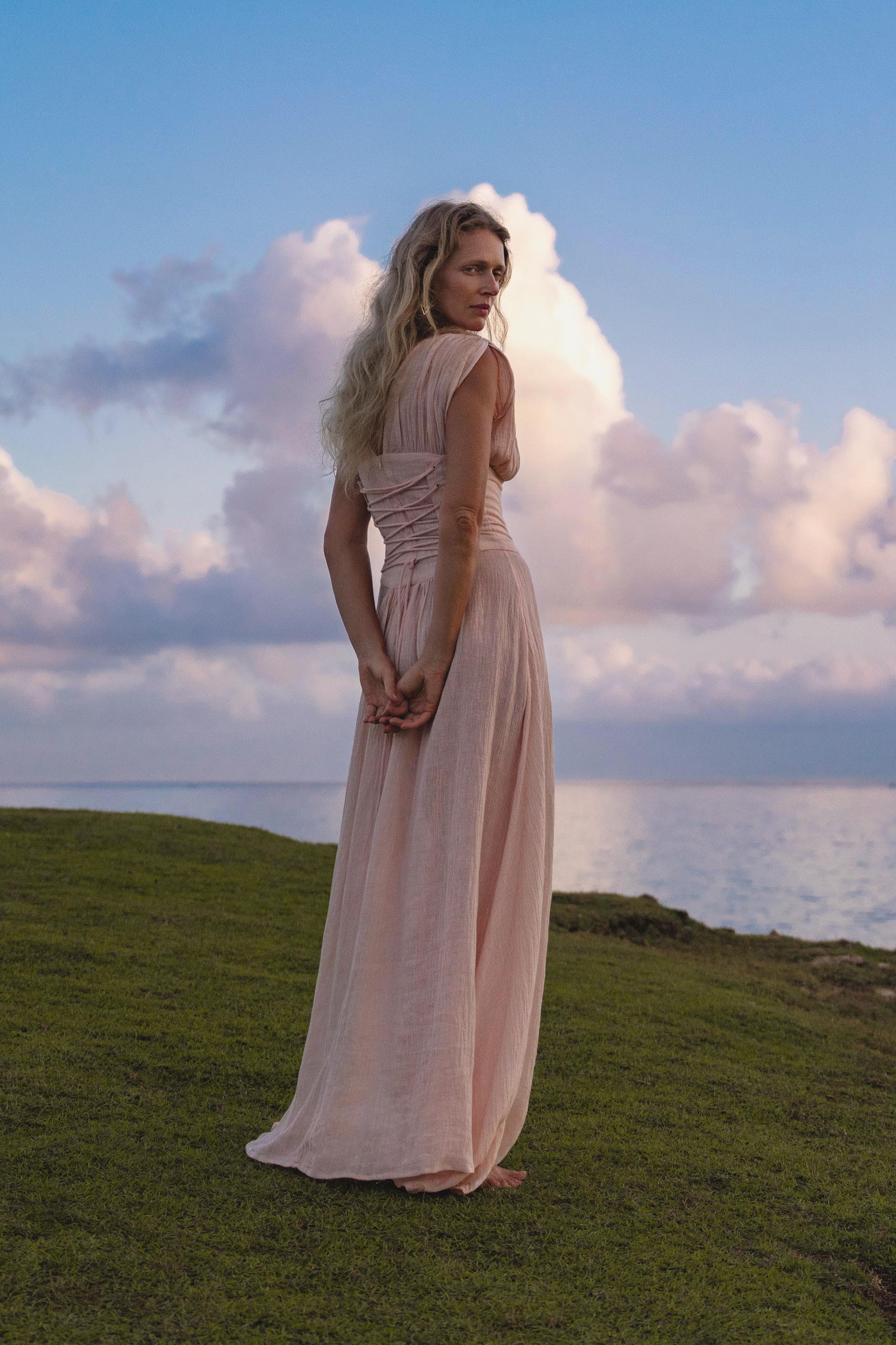 Japan Dress in Light Pink - Photo 3