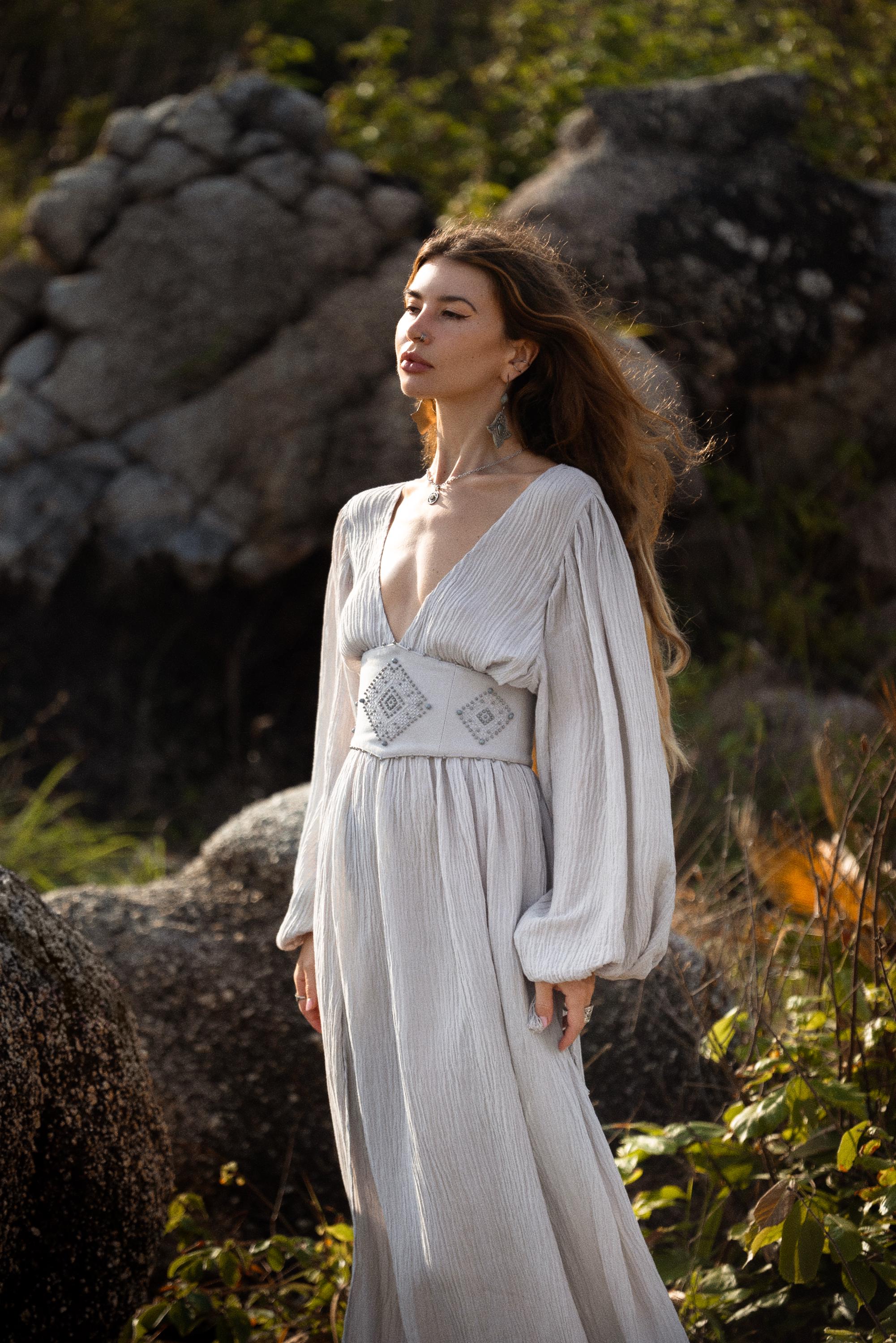 Tatva Dress Celestial Mist Blue Colour