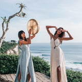 Light Blue Nomad Spirit Dress (Plus Size Dress Adjustable) - AYA Sacred Wear