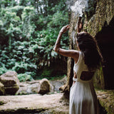 Long Boho Simple Wedding Dress - AYA Sacred Wear