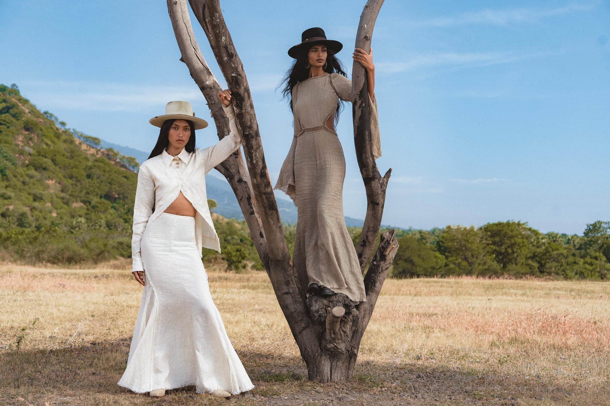 Mandara Dress in Light Sage — Sustainable Linen Open Back Macrame Dress - AYA Sacred Wear