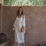 Maxi Skirt • Boho Wrap Skirt • Long Maxi Skirt • Wrap Around Skirt • Bohemian Tribal Skirt Women - AYA Sacred Wear