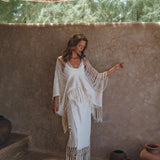 Maxi Skirt • Boho Wrap Skirt • Long Maxi Skirt • Wrap Around Skirt • Bohemian Tribal Skirt Women - AYA Sacred Wear