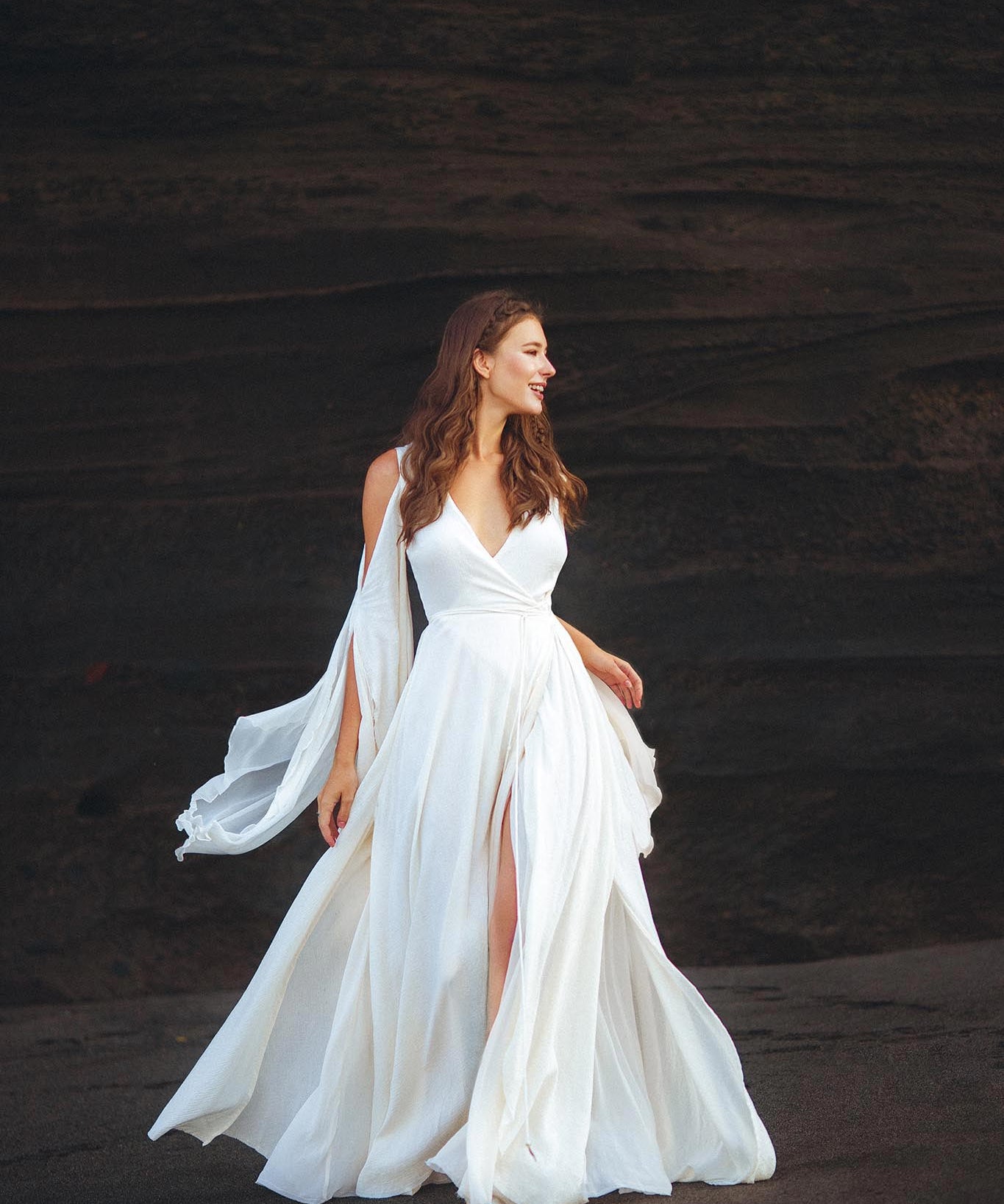 Step into summer with Aya Sacred Wear's Multiway Boho Goddess Wrap Dress. 