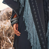 Black Poncho, Bohemian Poncho, Plus Size Clothing - AYA Sacred Wear