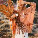 Hand Loomed Cotton Blouse, Boho Top Women, Bohemian Top - AYA Sacred Wear