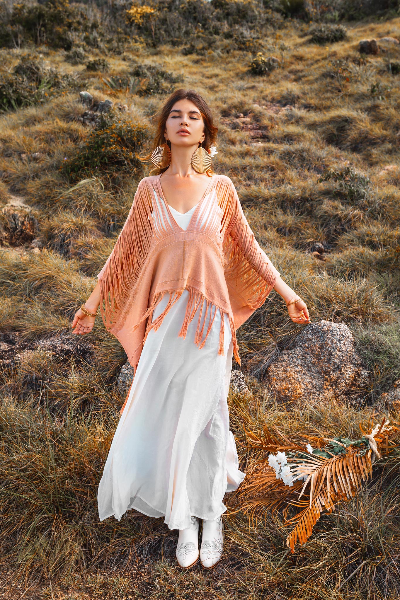 Hand Loomed Cotton Blouse, Boho Top Women, Bohemian Top - AYA Sacred Wear