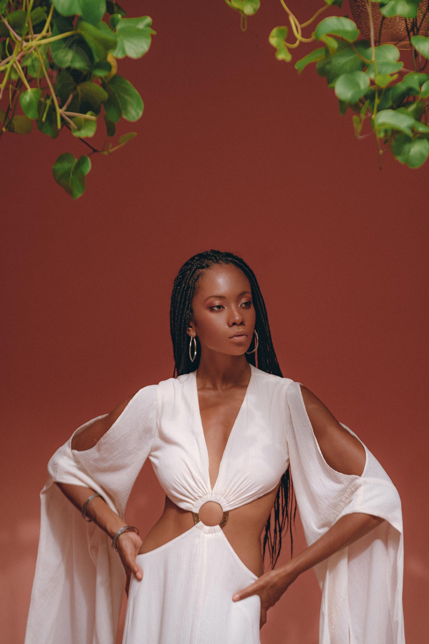 Off-White Organic Wedding Boho Dress for Women • Goddess Dress - AYA Sacred Wear