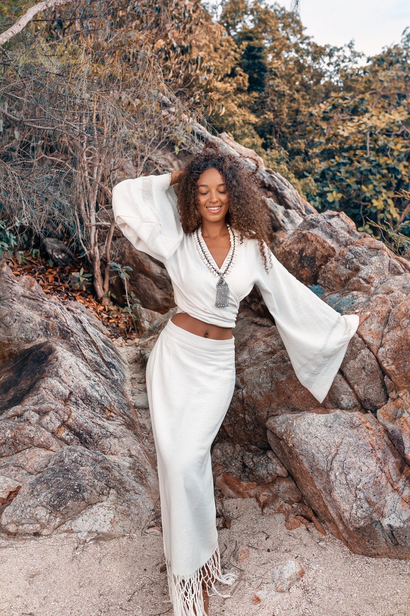 Maxi Skirt, Boho Wrap Skirt, Long Maxi Skirt, Wrap Around Skirt, Bohemian Tribal Skirt Women - AYA Sacred Wear