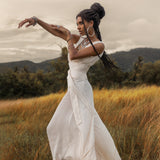 Off - White Boho Jumpsuit Women • Peace Silk & Cotton Romper for Women - AYA Sacred Wear