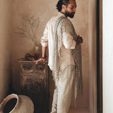 Off - White Classic Linen Pants for Men - AYA Sacred Wear