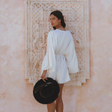 Off - White Mini Elegant Jumpsuit • Bohemian Beach Cocktail Romper - AYA Sacred Wear