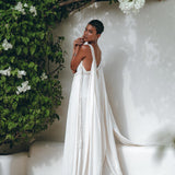 Off - White Multiway Macrame Belted Dress • Boho Beach Wedding Dress - AYA Sacred Wear