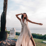 Off - White Nomad Spirit Dress (Adjustable size, multiway dress) - AYA Sacred Wear