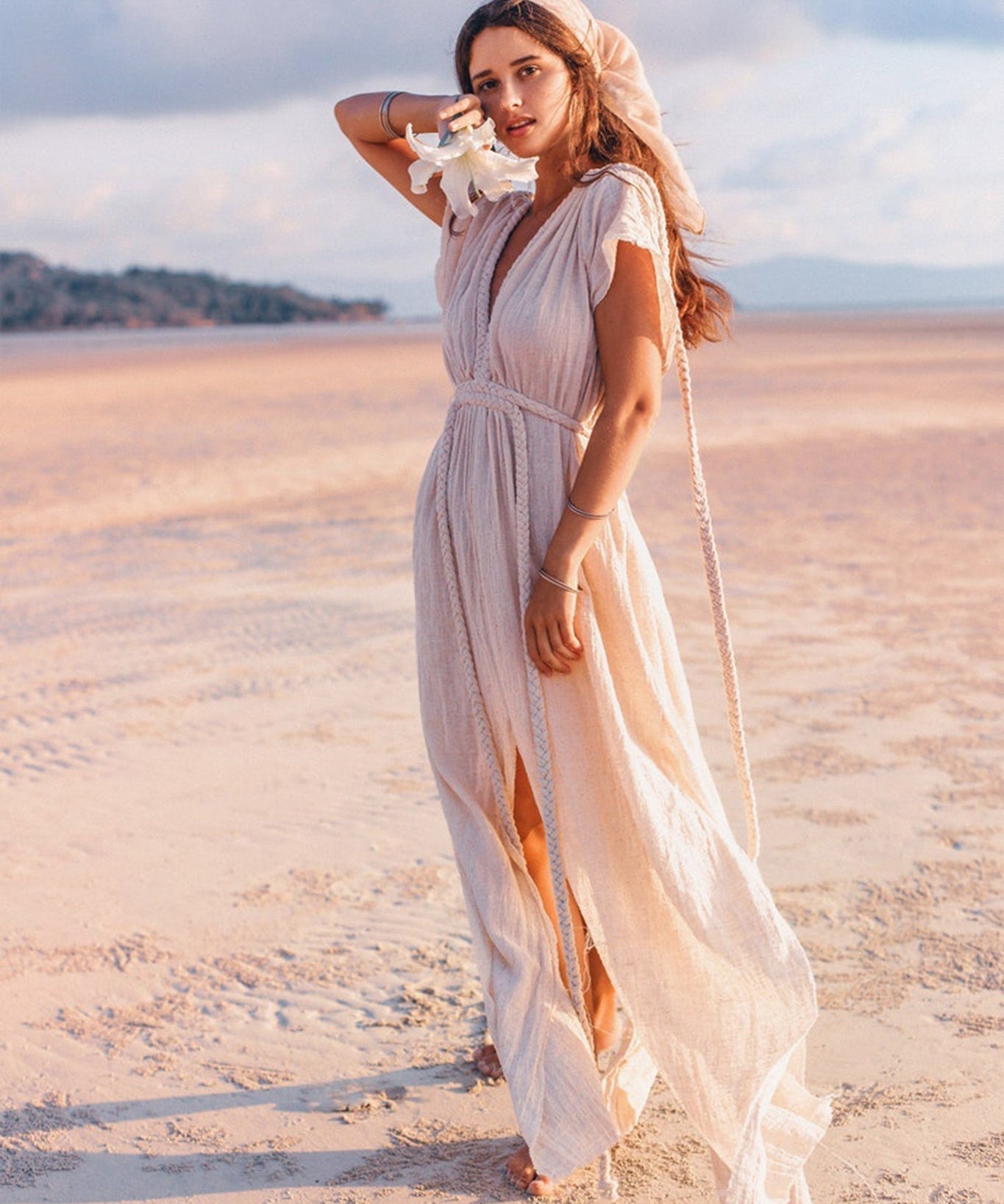 Off - White Nomad Spirit Dress (Adjustable size, multiway dress) - AYA Sacred Wear