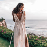 Off - White Nomad Spirit Dress (Adjustable size, multiway dress) - AYA Sacred Wear