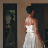 Off - White Tribal Goddess Slip Over • Ethnic Handwoven Macrame Layer Up Sheer Net - AYA Sacred Wear