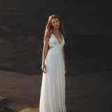 Find the Perfect Formal Dress for Your Special Occasion: Off-White Light Cotton and Silk by Aya Sacred Wear