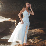 Get Ready in Style with Aya Sacred Wear's Off-White Light Cotton and Silk Formal Bridal Dress