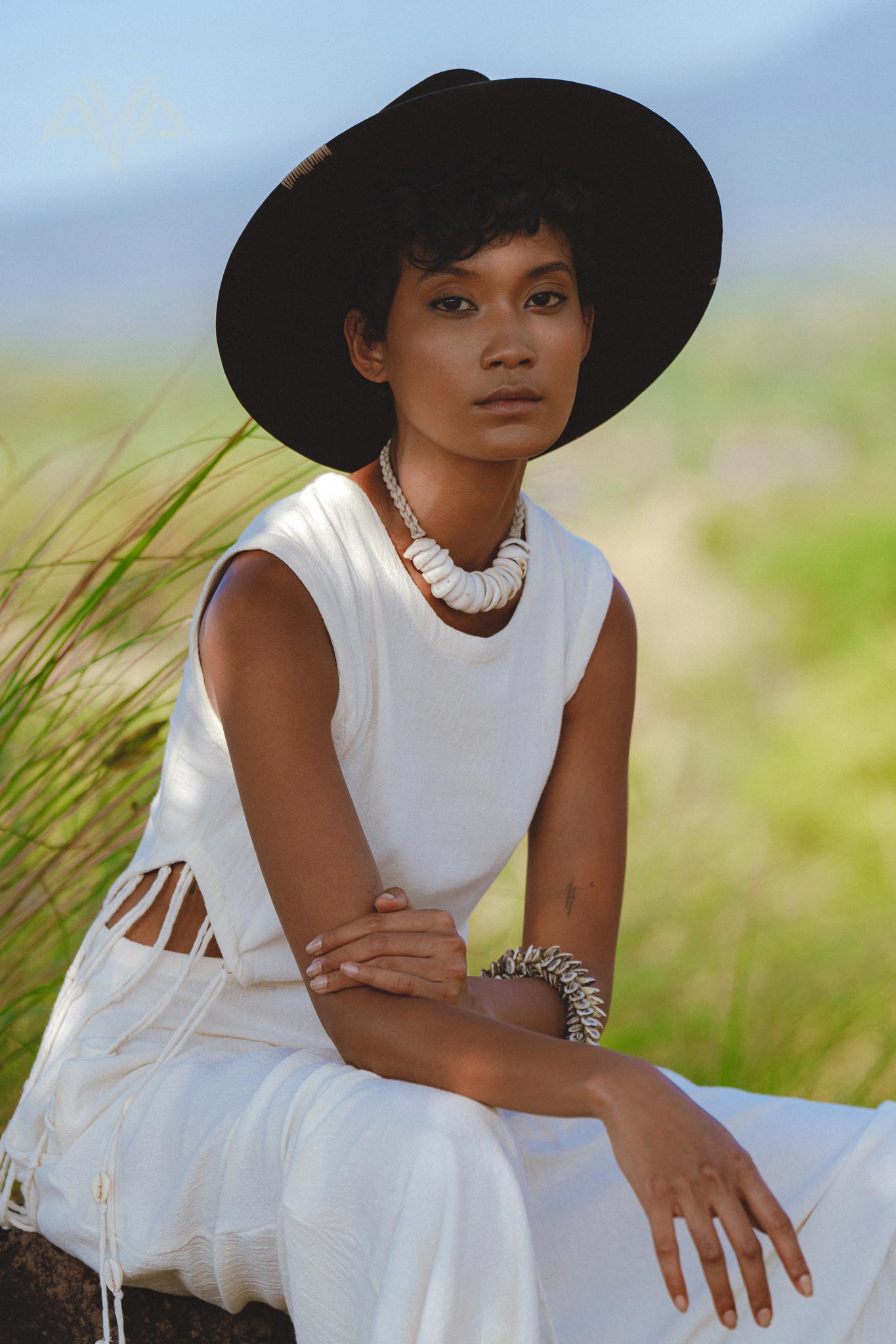 Beat the heat in style with Aya Sacred Wear's Off White Macrame Summer Dress